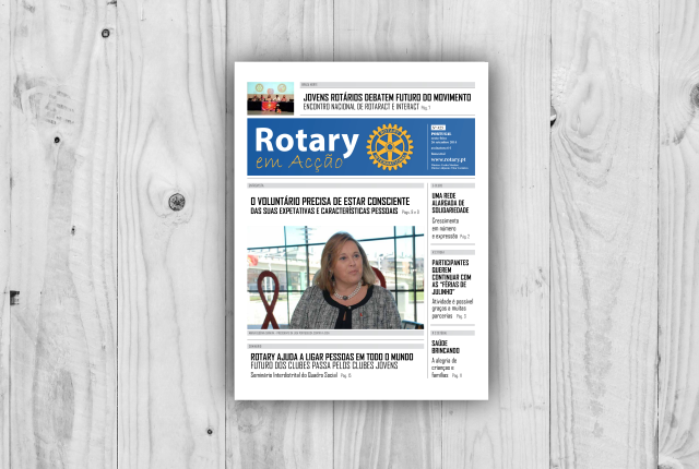 Capa Jornal Rotary em Aco